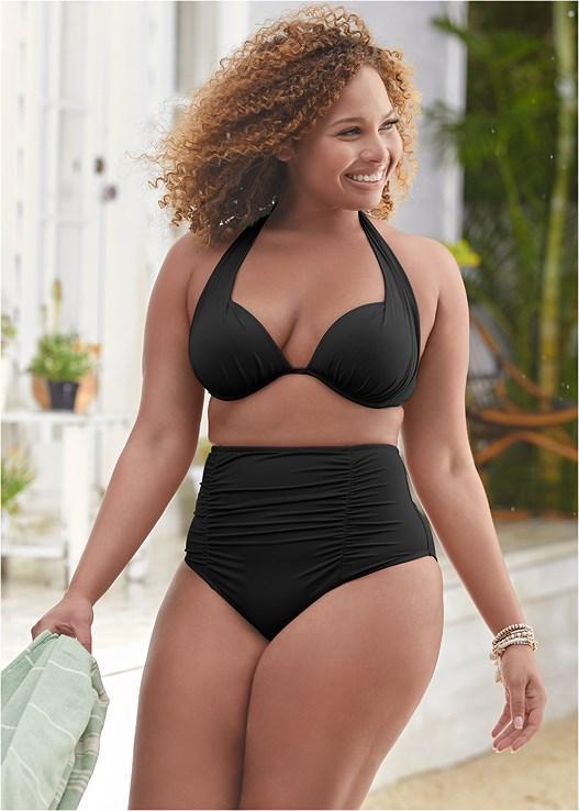 Shirred High-Waist Bottom Product Image