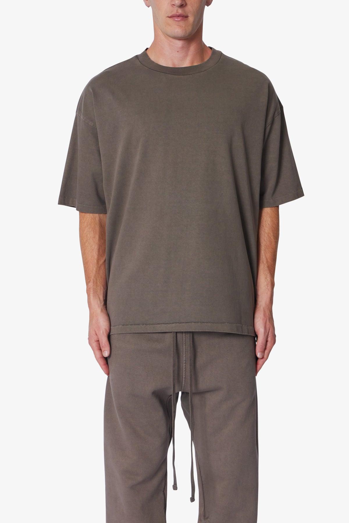 Heavy Every Day Boxy Tee - Muddy Grey Product Image