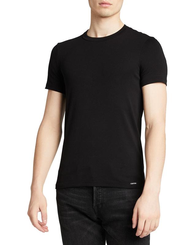 Mens Solid Stretch Jersey T-Shirt Product Image