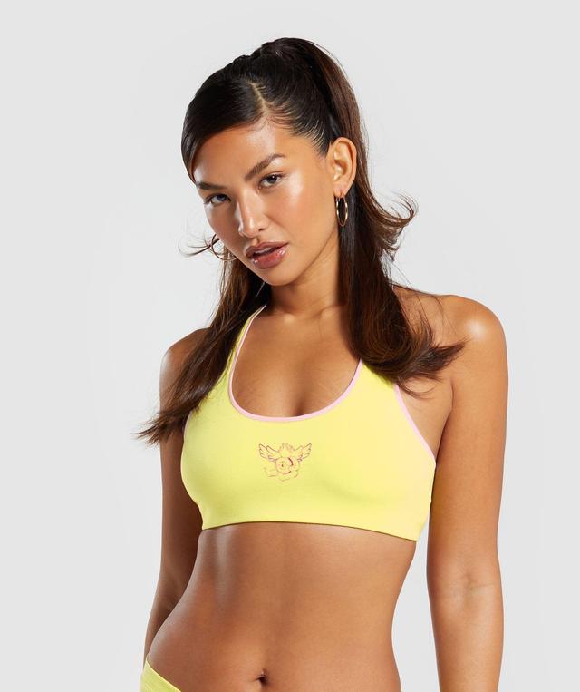 Cotton Graphic Bralette Product Image