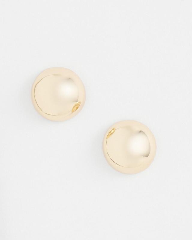 No Droop Gold Tone Bead Stud Earrings   Chico's - Gold - Women Product Image