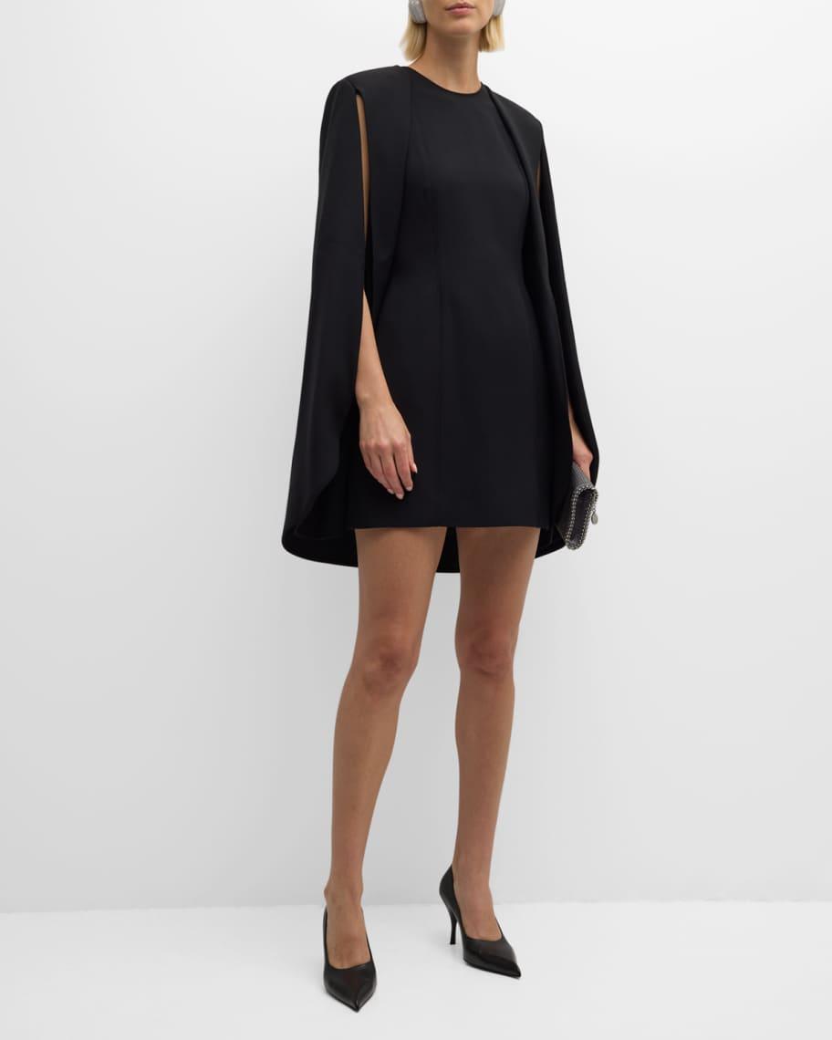 Structured Cape Mini Dress Product Image