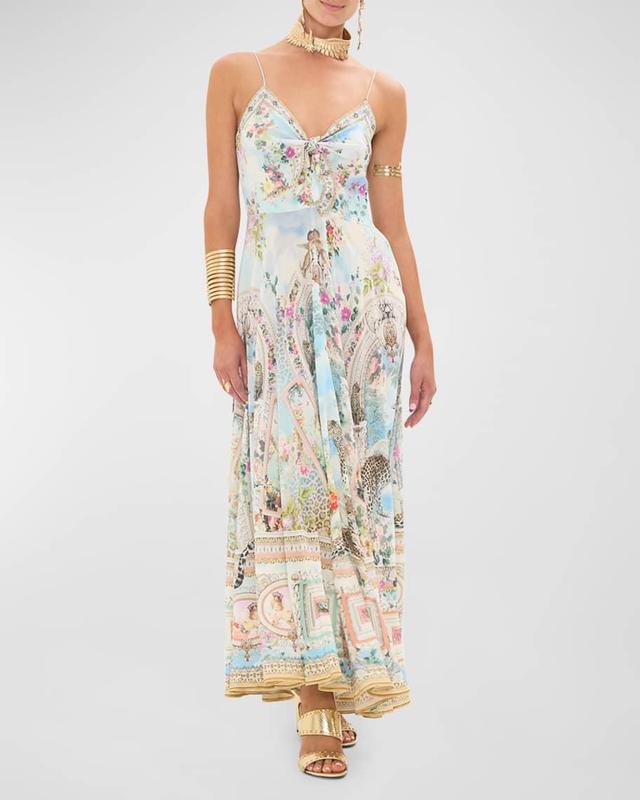 We Always Have Alexandria Tie-Front Maxi Dress Product Image