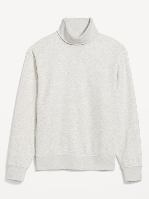 Fleece Turtleneck Sweatshirt Product Image