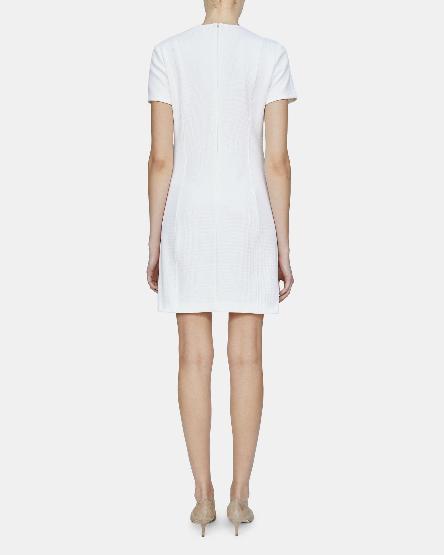 Knit Seamed Shift Dress Product Image