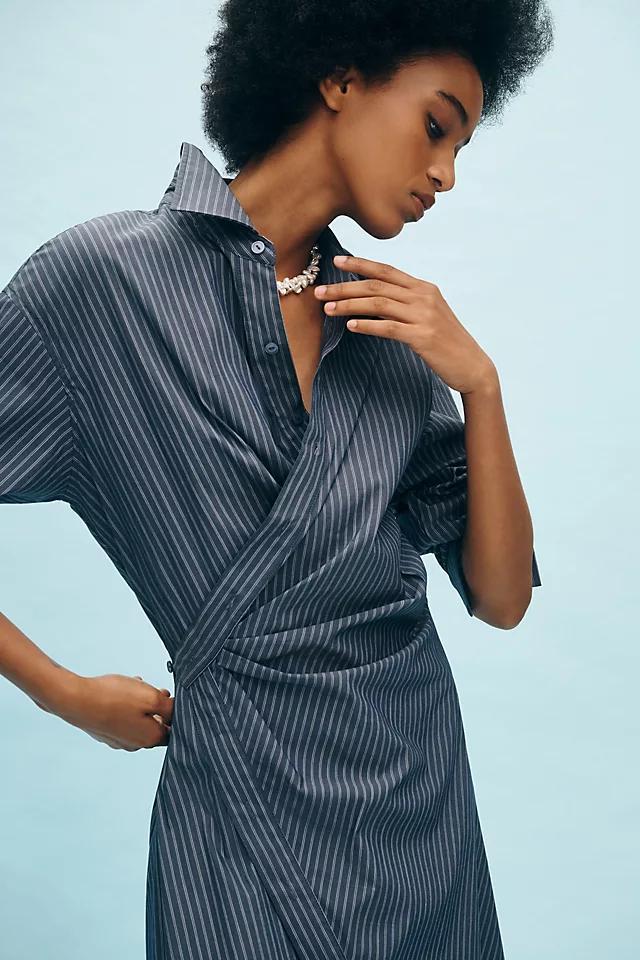 ASTR The Label Flykra Wrap Shirt Dress Product Image