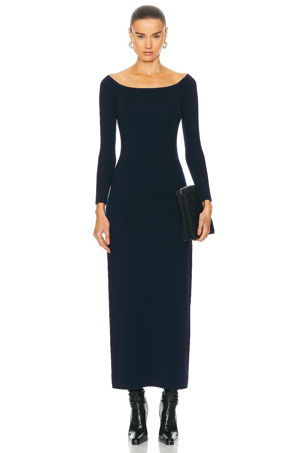 Gabriela Hearst Selwyn Dress Navy. (also in L). Product Image