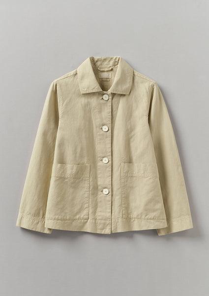 Garment Dyed Cotton Linen Jacket | Fallow Product Image