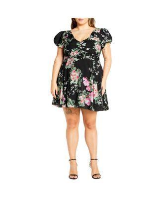 Plus Size Marci Print Dress Product Image