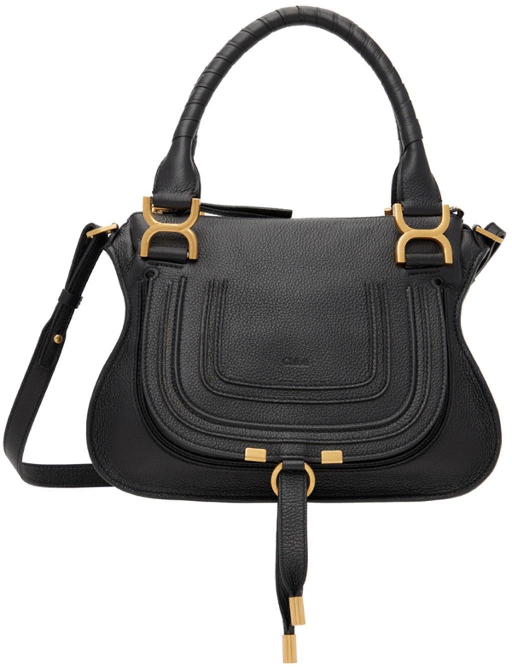 Black Small Marcie Shoulder Bag Product Image