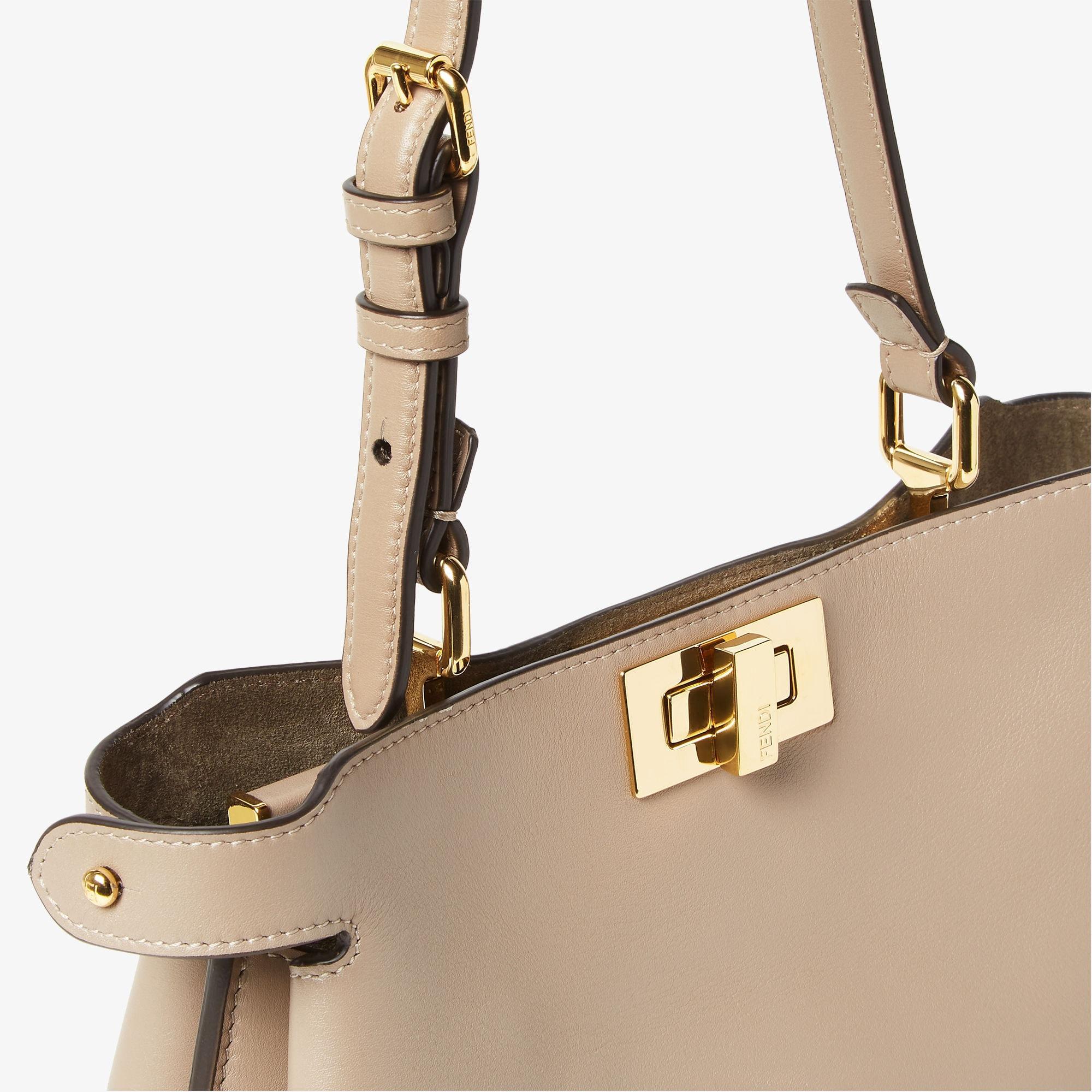 Peekaboo Soft SmallDove gray leather bag Product Image