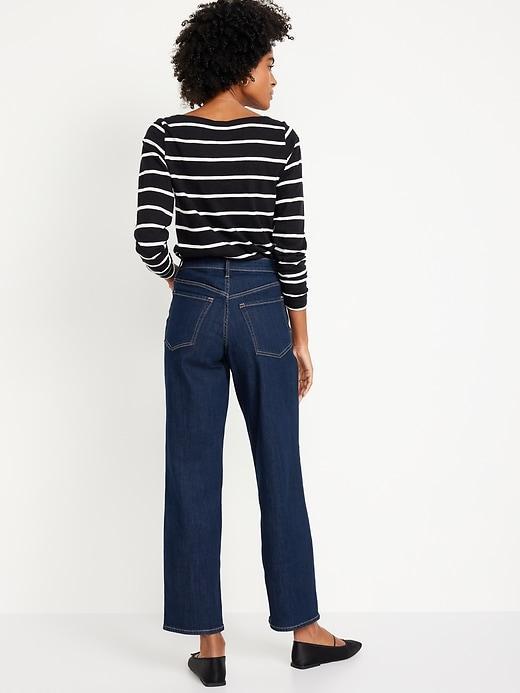 High-Waisted Wow Loose Jeans Product Image