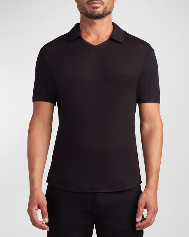 Men's Bond V-Neck Polo Shirt Product Image