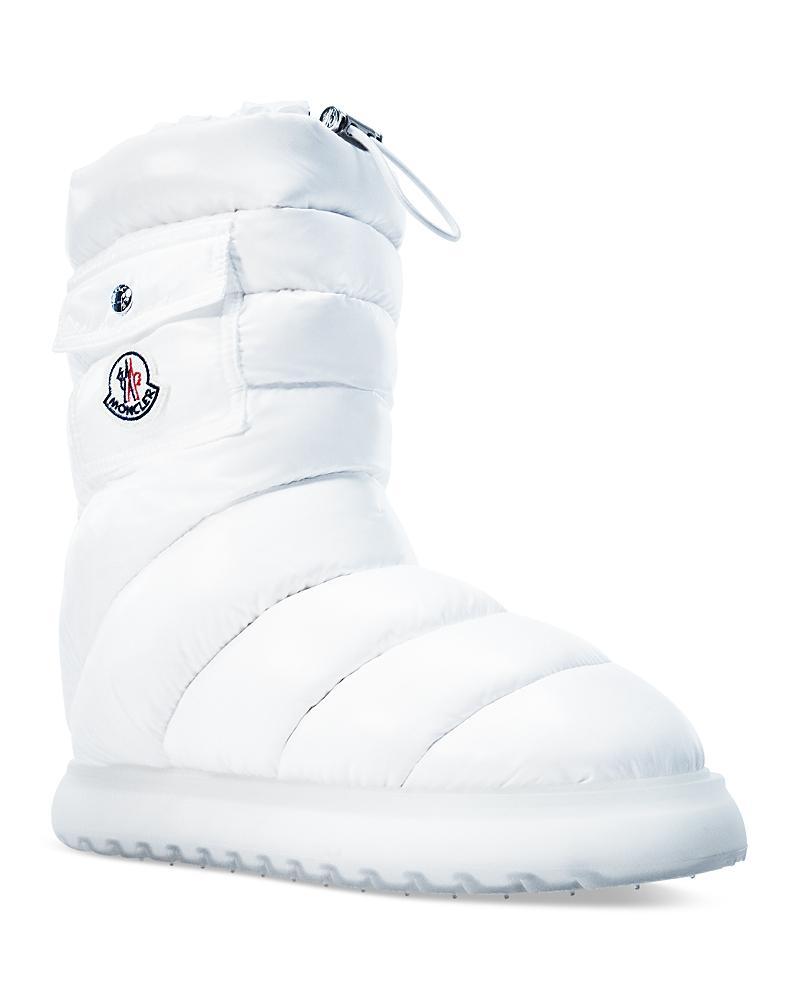 Moncler Womens Gaia Logo Pocket Down Snow Boots Product Image