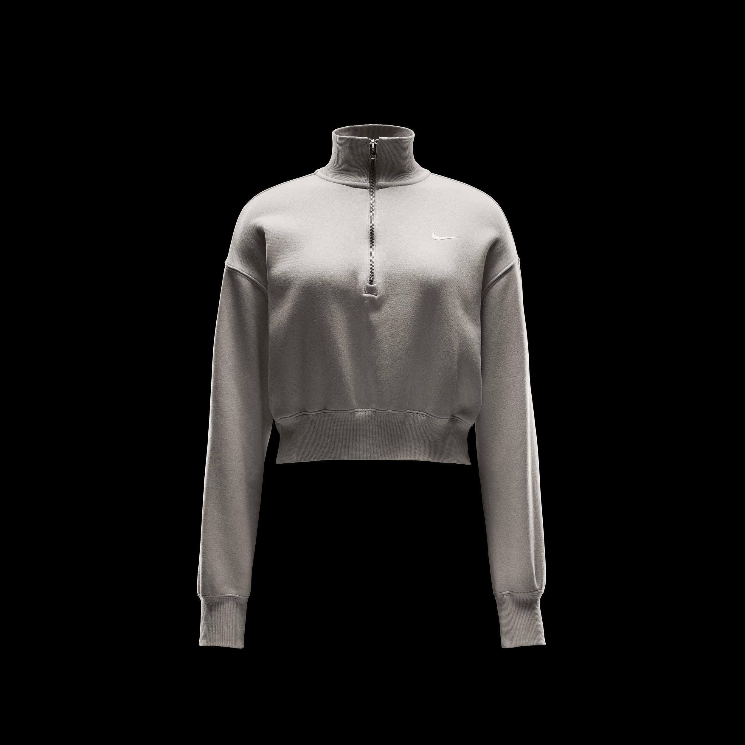 Women's Nike Sportswear Phoenix Fleece 1/2-Zip Cropped Sweatshirt Product Image