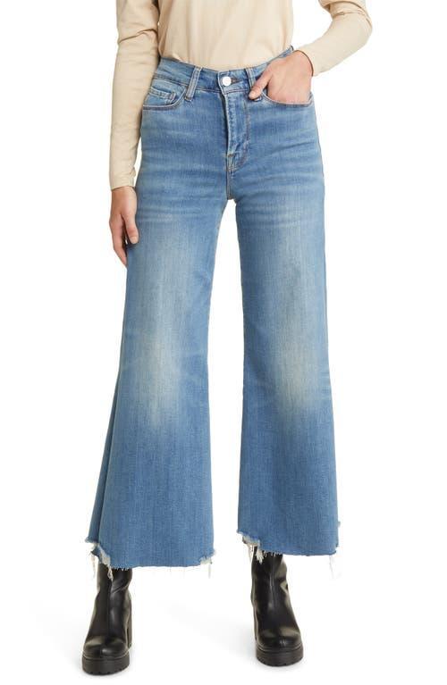 FRAME Le Palazzo High Waist Crop Wide Leg Jeans Product Image