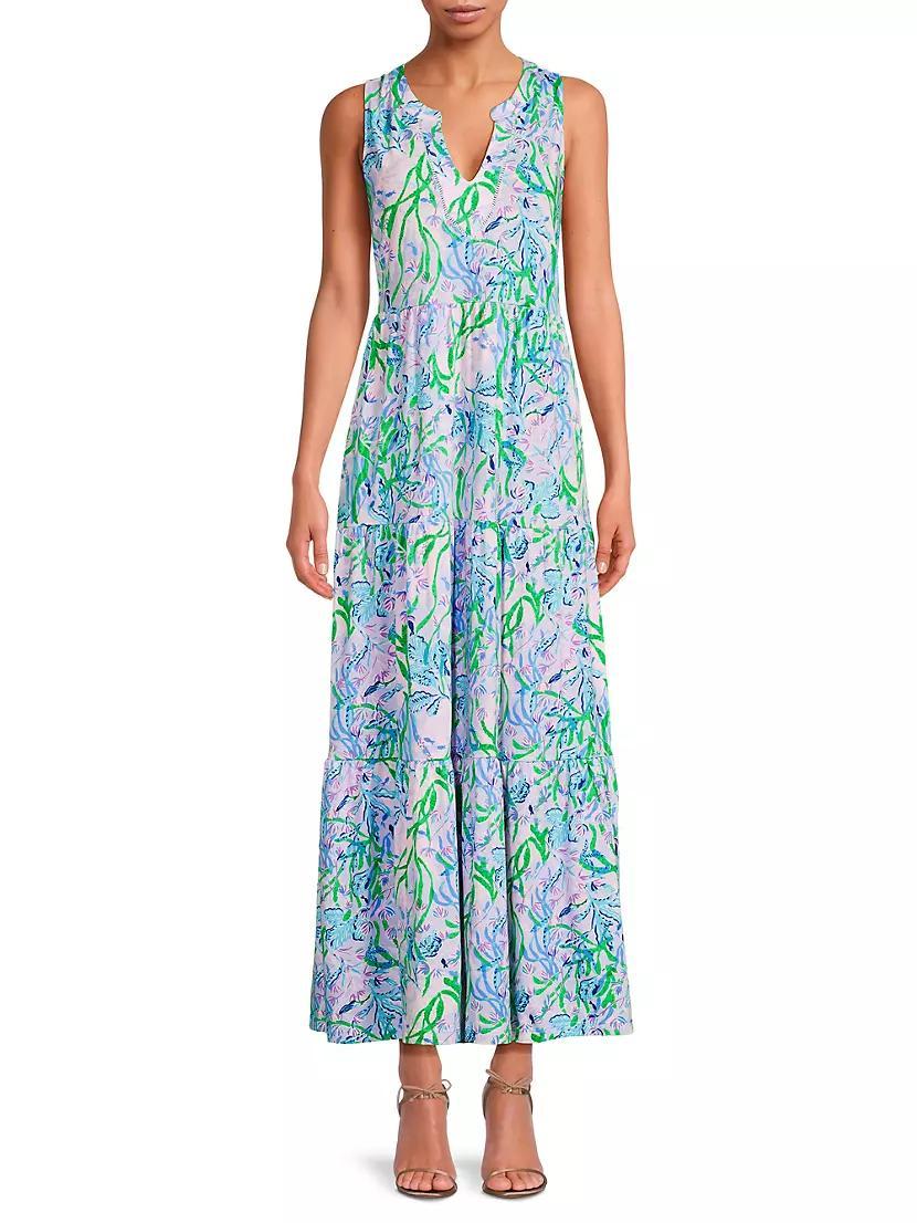 Sydnee Tiered Floral Maxi Dress Product Image