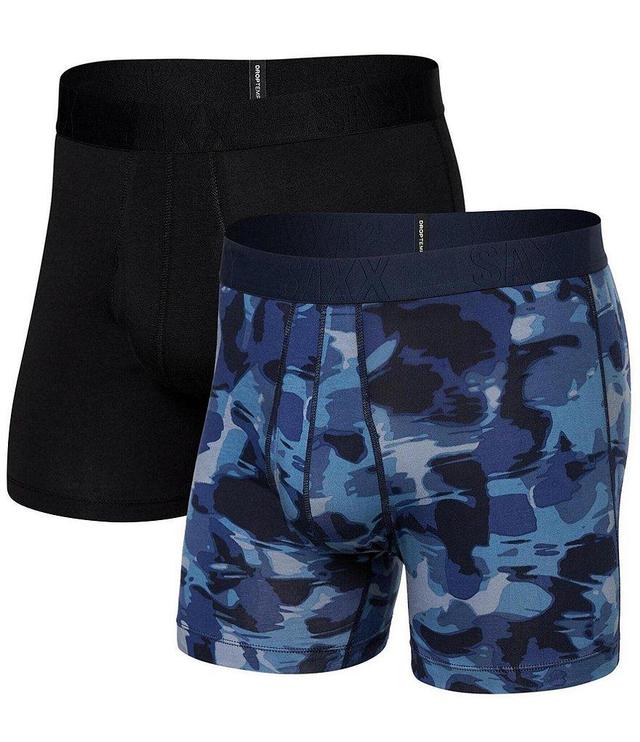 SAXX DropTemp™ Cooling Daybreak Camouflage/Solid 5#double; Inseam Boxer Briefs 2-Pack Product Image