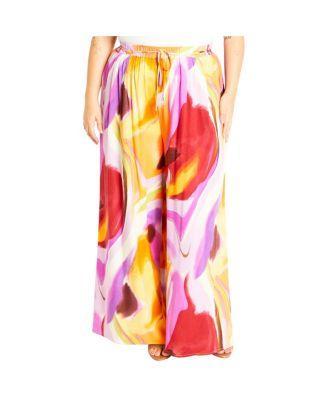 Plus Size Esme Print Wide Leg Pant Product Image