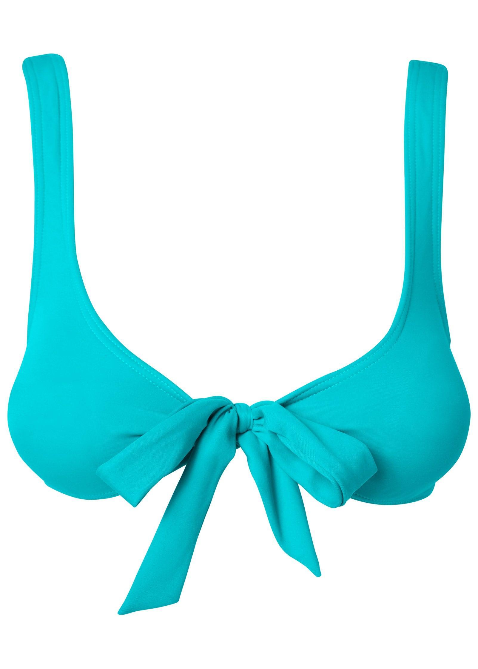 Retro Swim Bralette - Aqua Reef Product Image