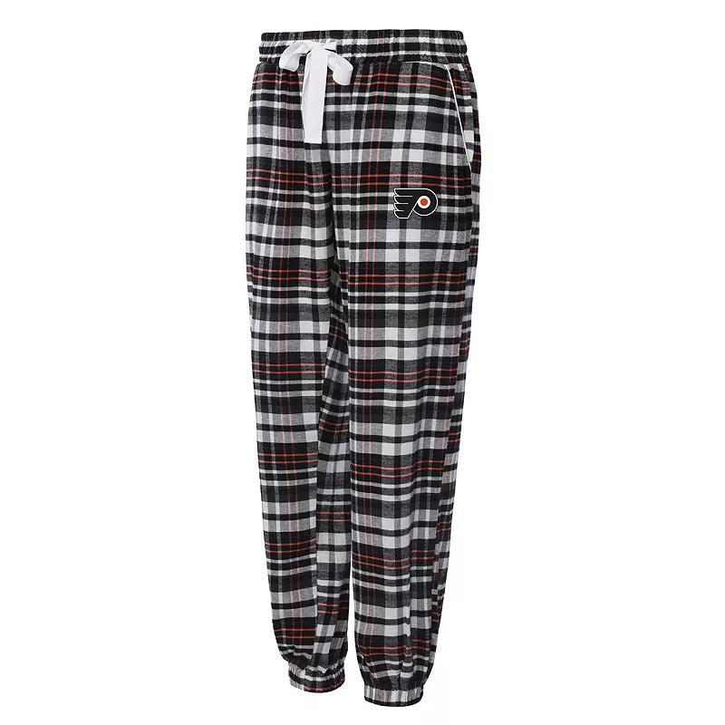 Womens Concepts Sport Black Philadelphia Flyers Mainstay Flannel Pants product image