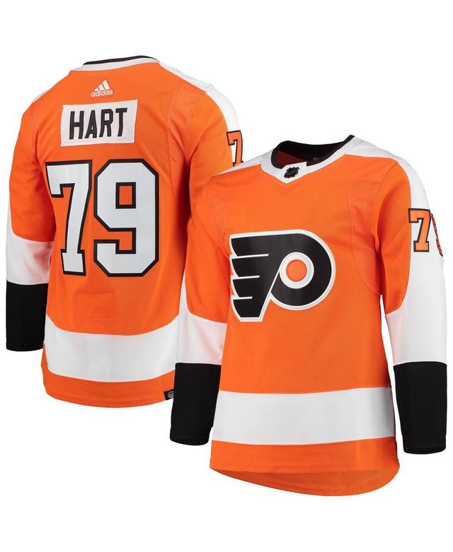 Mens adidas Carter Hart Orange Philadelphia Flyers Home Authentic Pro Player Jersey - Orange Product Image