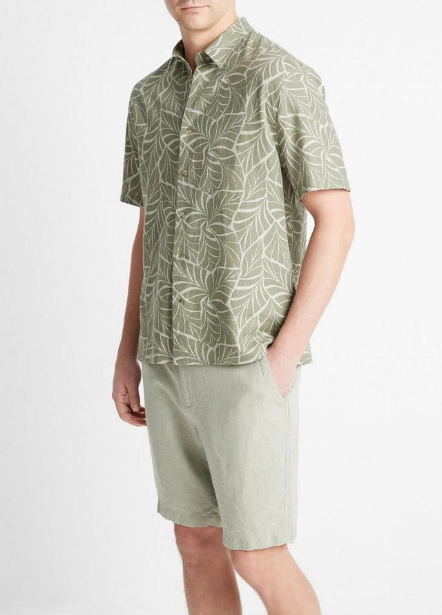 Knotted Leaves Short-Sleeve Shirt Product Image