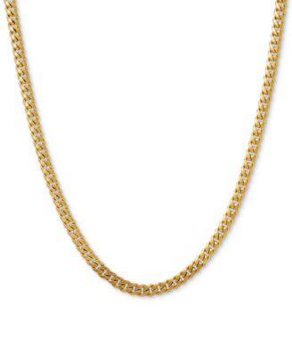 Curb Link 22 Chain Necklace in 14k Gold Product Image