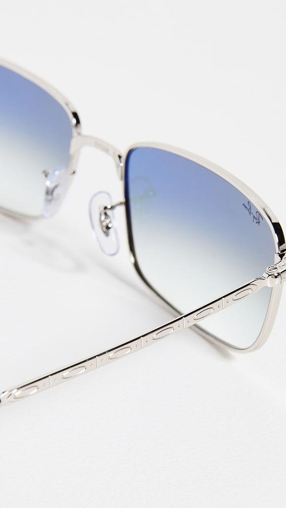 Ray-Ban 0RB3717 Rectangle Sunglasses | Shopbop Product Image