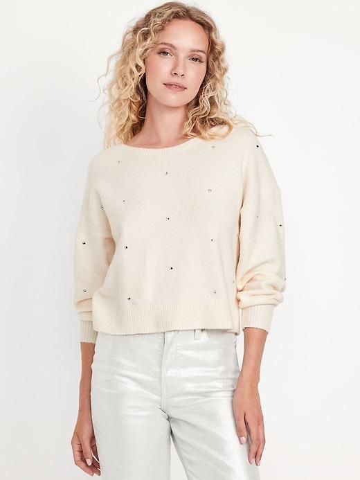 SoSoft Embellished Sweater Product Image