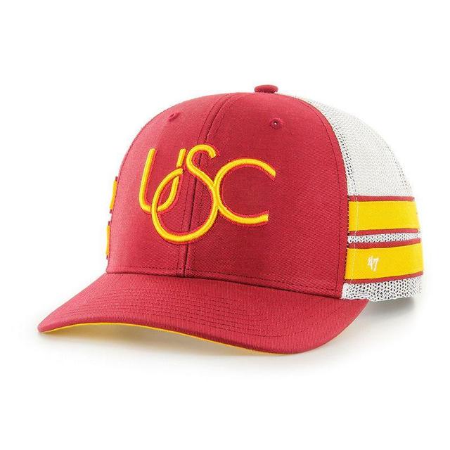 Mens 47 Cardinal USC Trojans Straight Eight Adjustable Trucker Hat Product Image