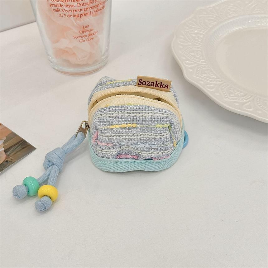 Striped Earphone Pouch Product Image