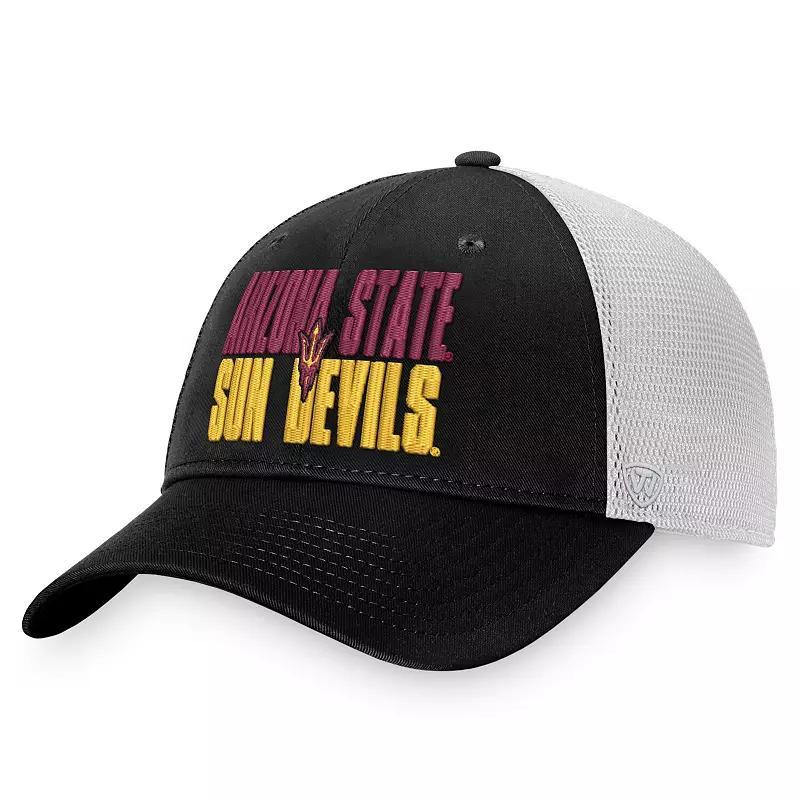 Mens Top of the World /White Penn State Nittany Lions Stockpile Trucker Snapback Hat Product Image