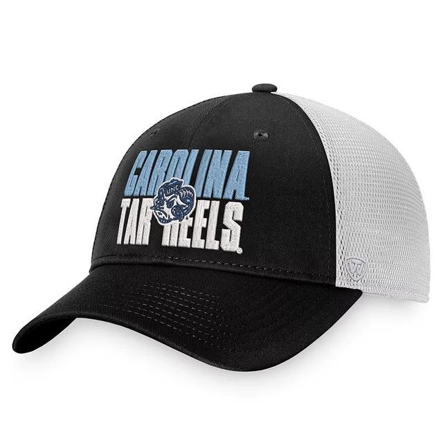 Mens Top of the World /White North Carolina Tar Heels Stockpile Trucker Snapback Hat Product Image