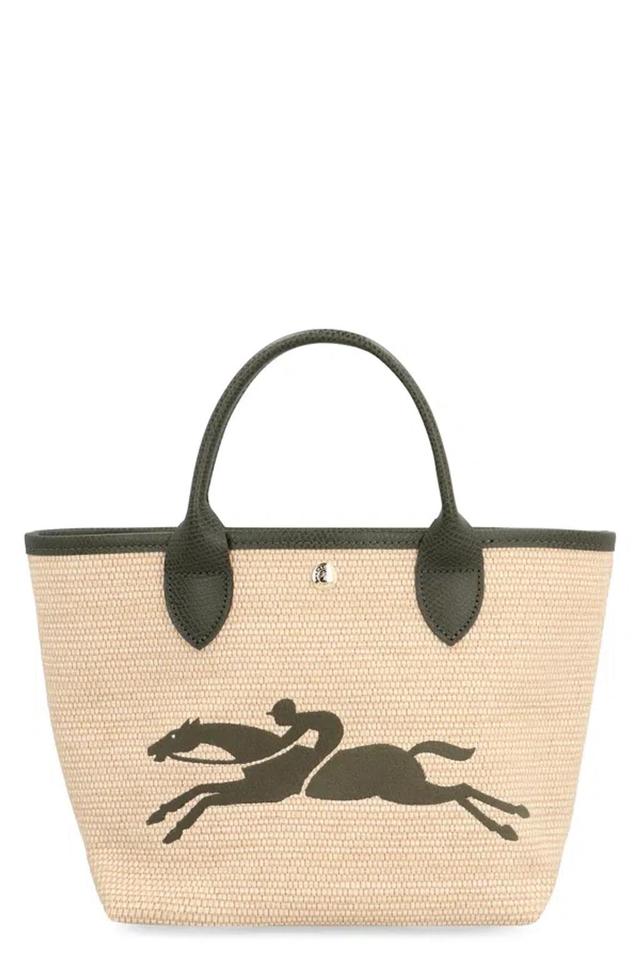 LONGCHAMP Le Panier Pliage S Handbag In Beige Product Image