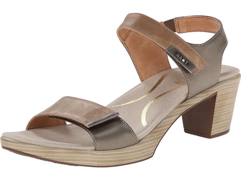 Naot Intact (Khaki Beige Leather/Pewter Leather/Mirror Leather) Women's  Shoes Product Image