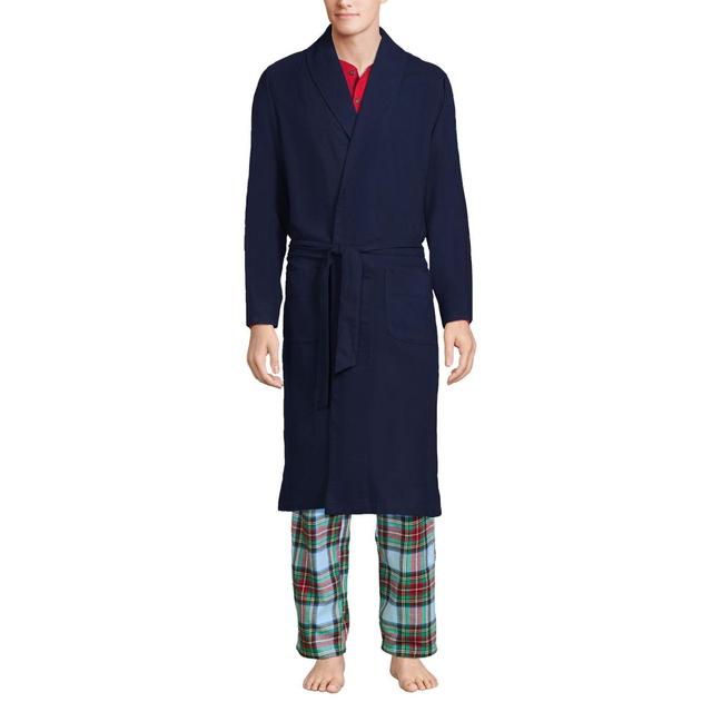 Lands End Mens Flannel Robe Product Image