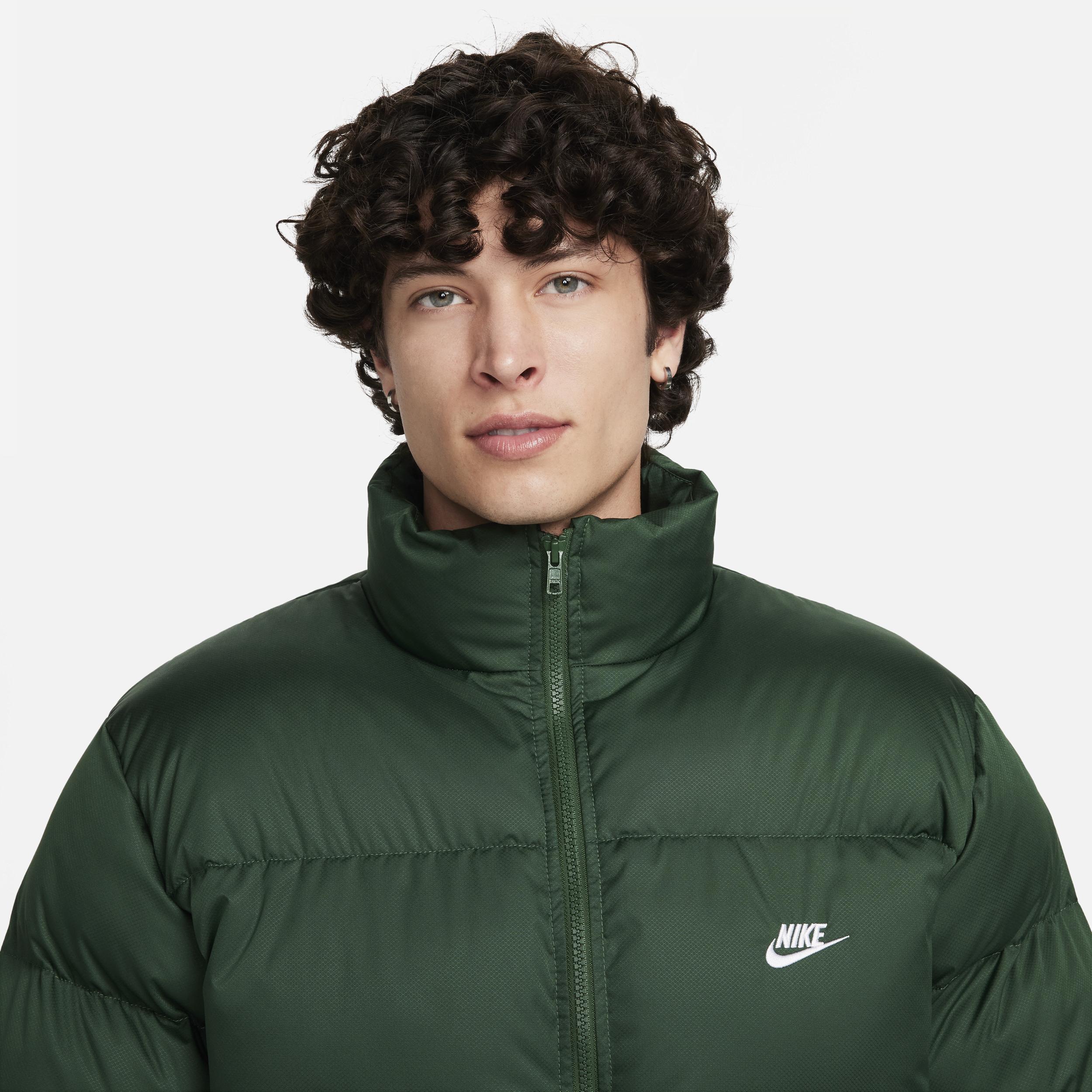 Nike Mens Nike Thermore Fill Club Puffer Jacket - Mens Green/White Product Image