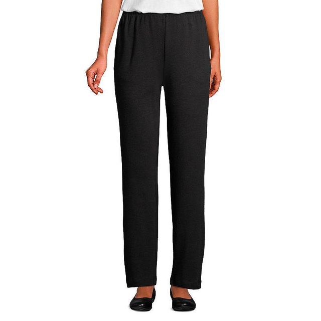 Lands End Womens Sport Knit High Rise Elastic Waist Pants Product Image