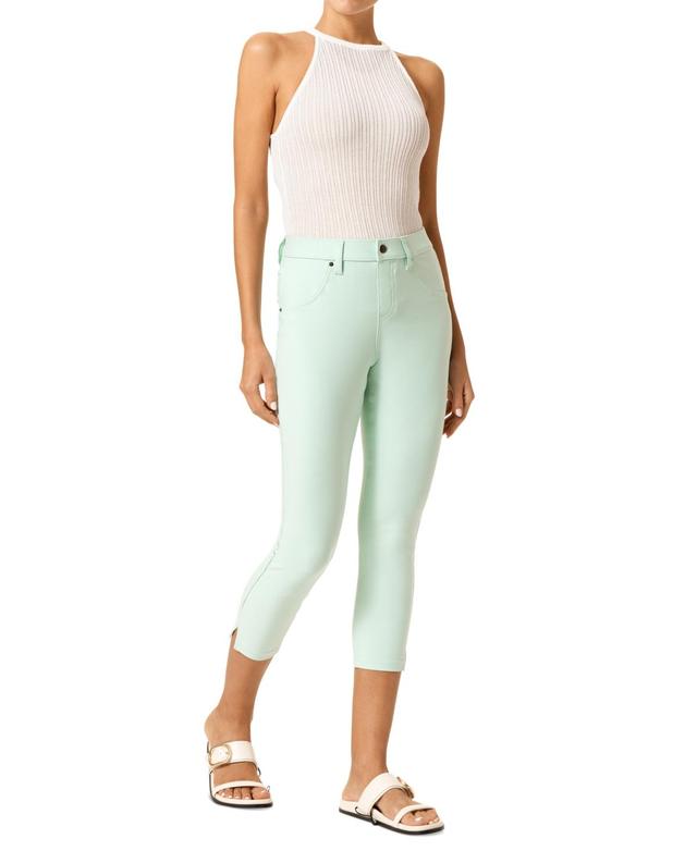 Women's Essential Denim High-Rise Capri Leggings Product Image