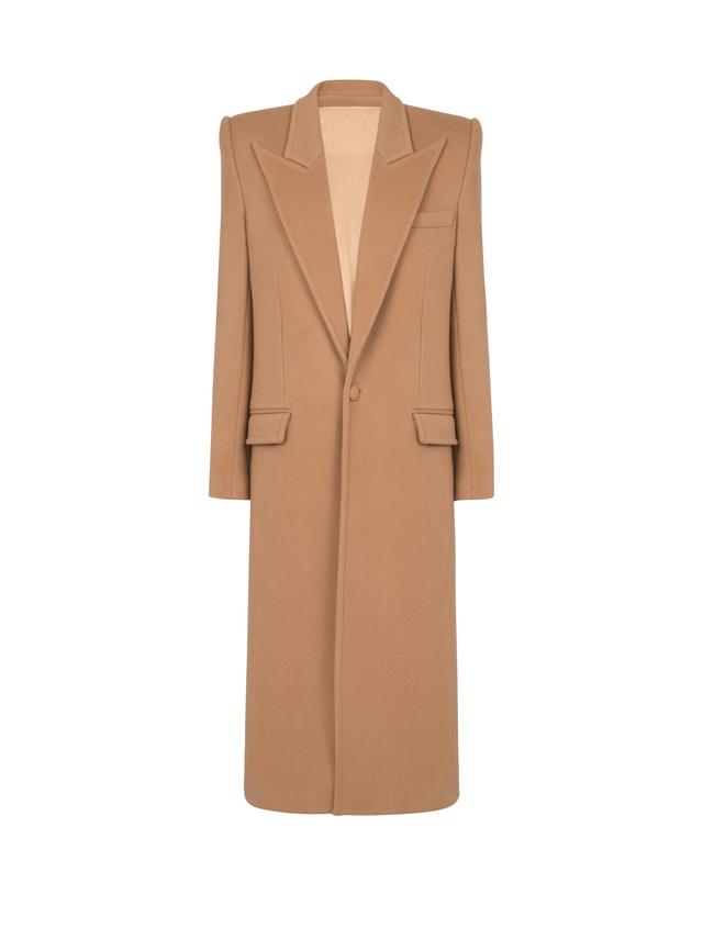 Long wool and cashmere coat Product Image