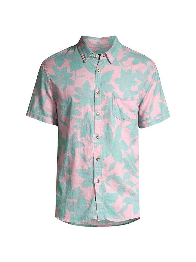 Mens Carson Floral Button-Front Shirt Product Image