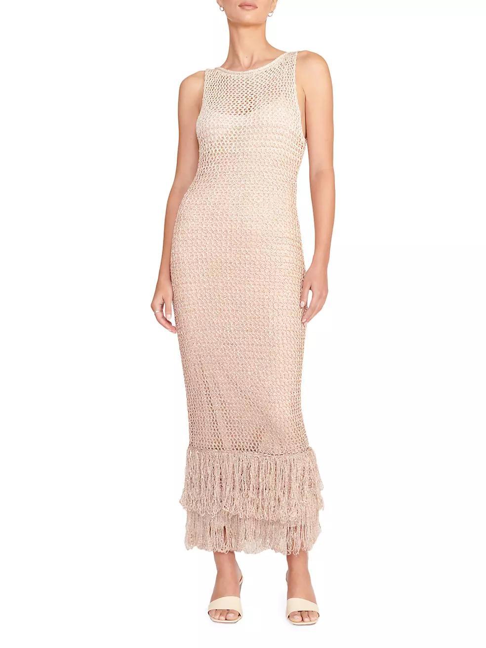 Constanza Sequined Netted Maxi Dress Product Image