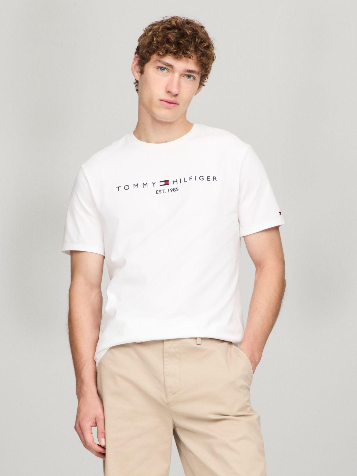 Tommy Hilfiger Men's Embroidered Tommy Logo T-Shirt Product Image