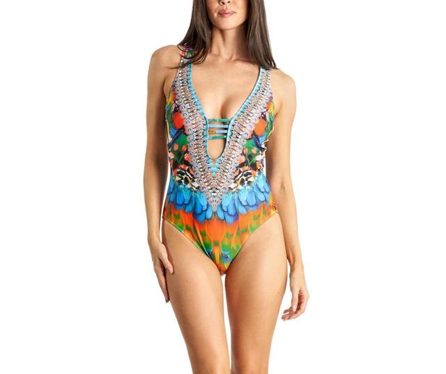 La Moda Clothing Womens Cutout One Piece Swimsuit Product Image