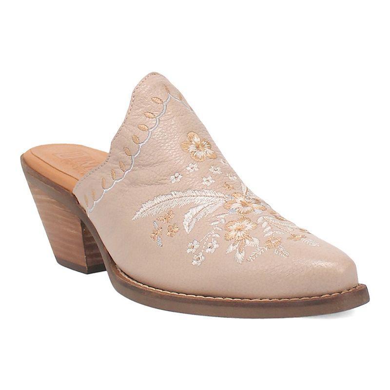 Dingo Wildflower Leather Floral Embroidered Western Mules Product Image