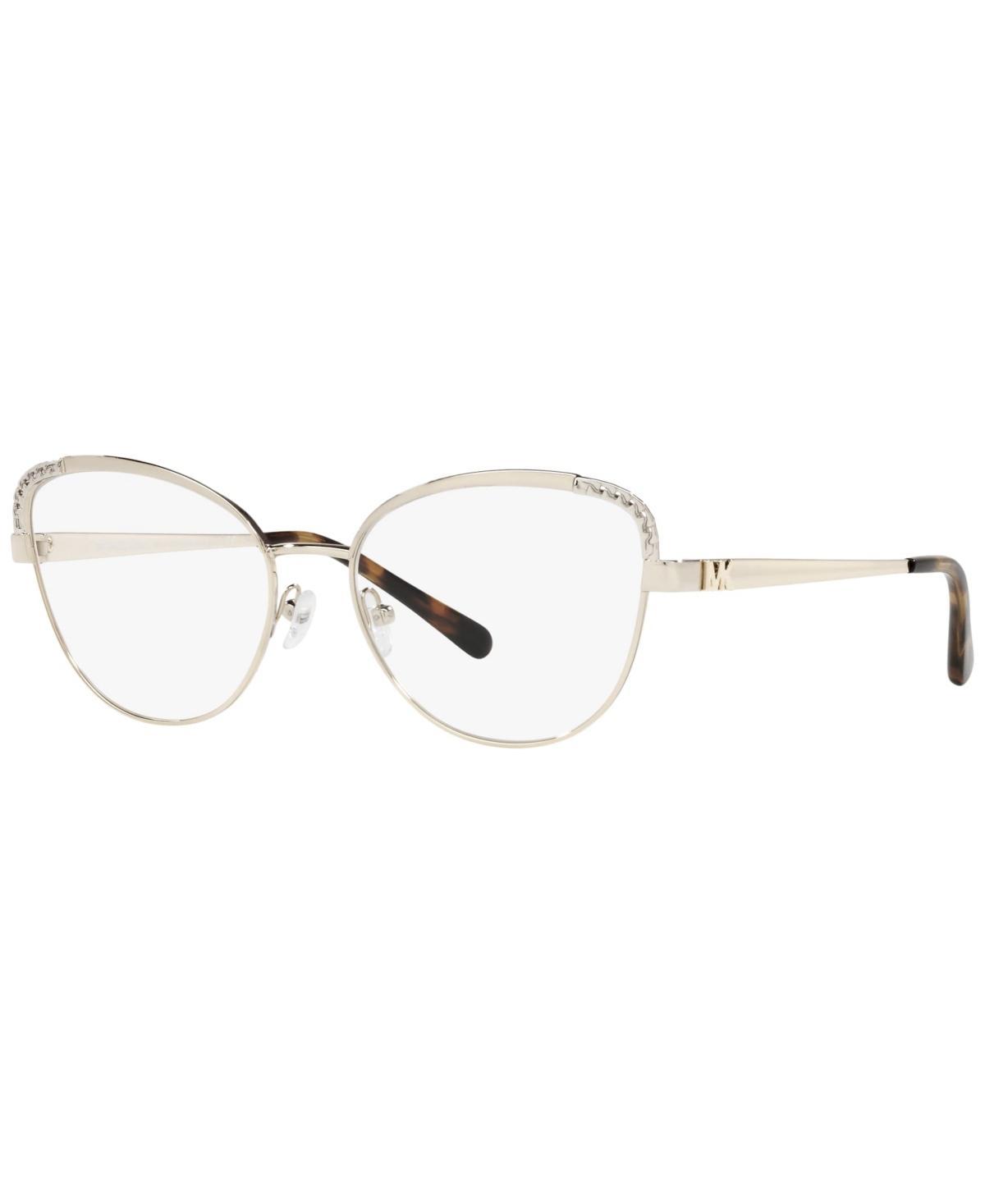 Michael Kors MK3051 Womens Cat Eye Eyeglasses - Light Gold-Tone Product Image