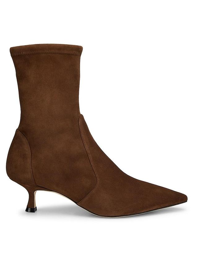 Womens Naomi 50MM Suede Booties Product Image