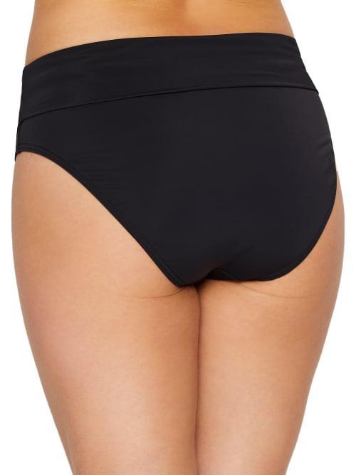 Fold-Over High-Waist Bikini Bottom Product Image