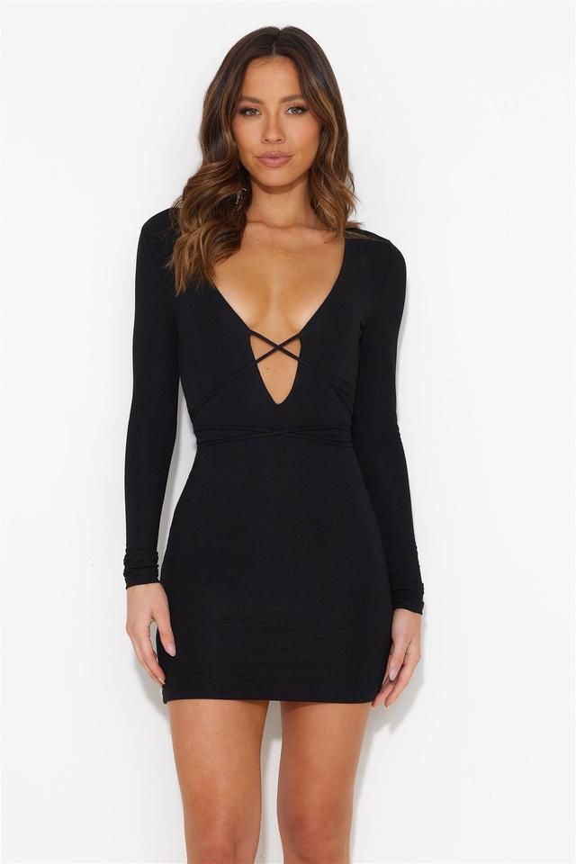 Channel You Mini Dress Black Product Image